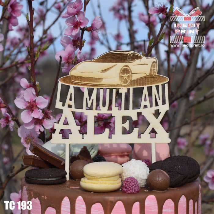 Topper Tort Personalizat ''La multi ani'' TC193 [2]