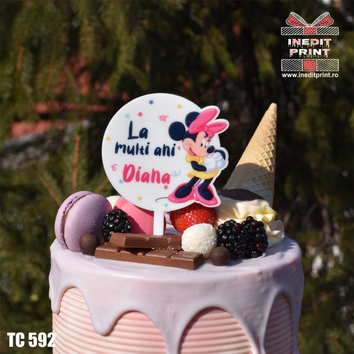 Topper Tort UV Minnie La multi ani TC592 [3]