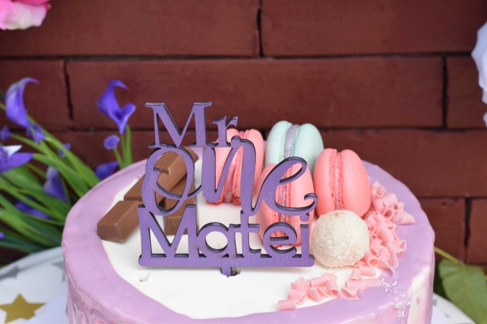 Topper Tort Personalizat Nume TC91 [3]