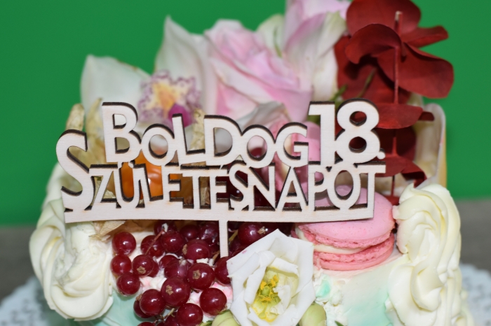 Topper Tort Personalizat  Boldog Szuletesnapot TC11 [2]