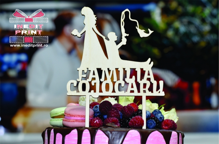 Topper Tort Personalizat Familie  TC131 [3]