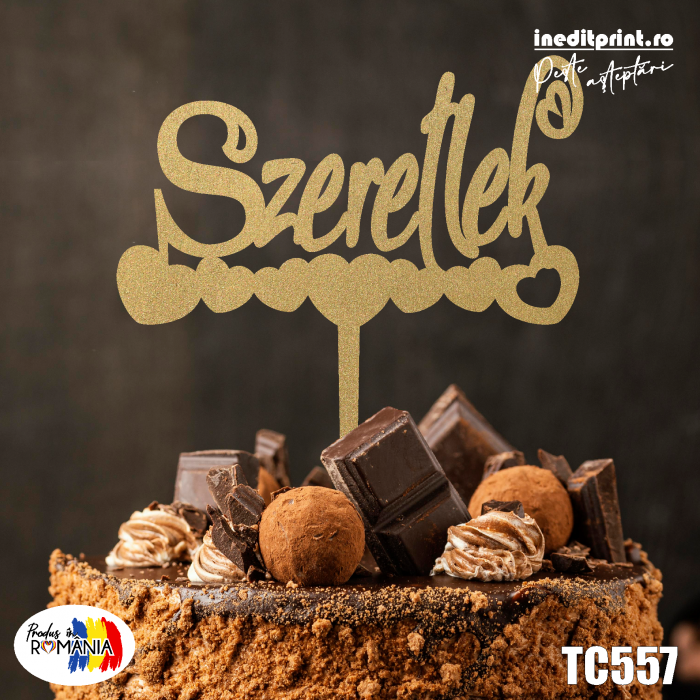 Topper tort Szeretlek TC557 [2]