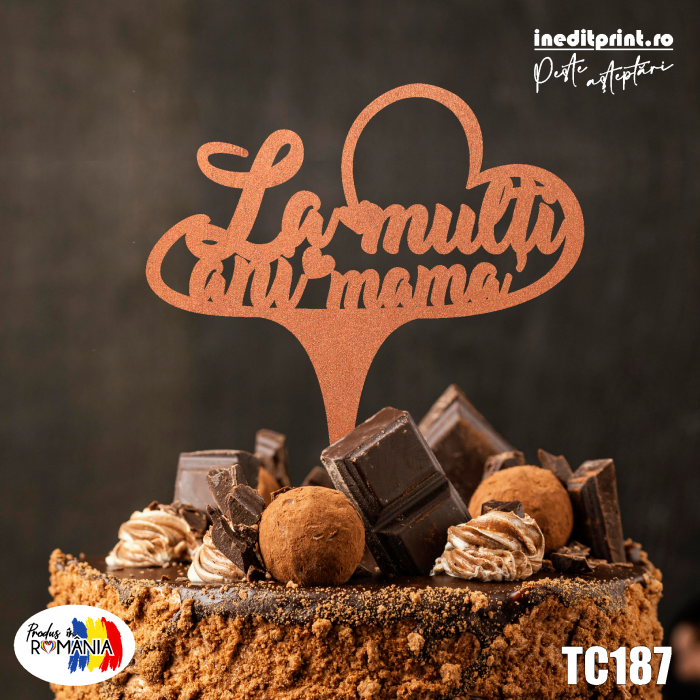 Topper Tort TC187 ''La multi ani mama'' [1]