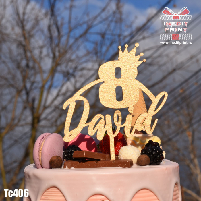 Topper tort - Personalizat TC406 [2]
