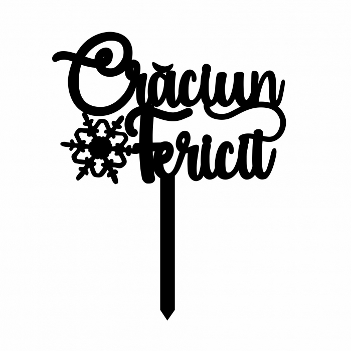 Topper tort Crăciun Fericit TC540 [4]