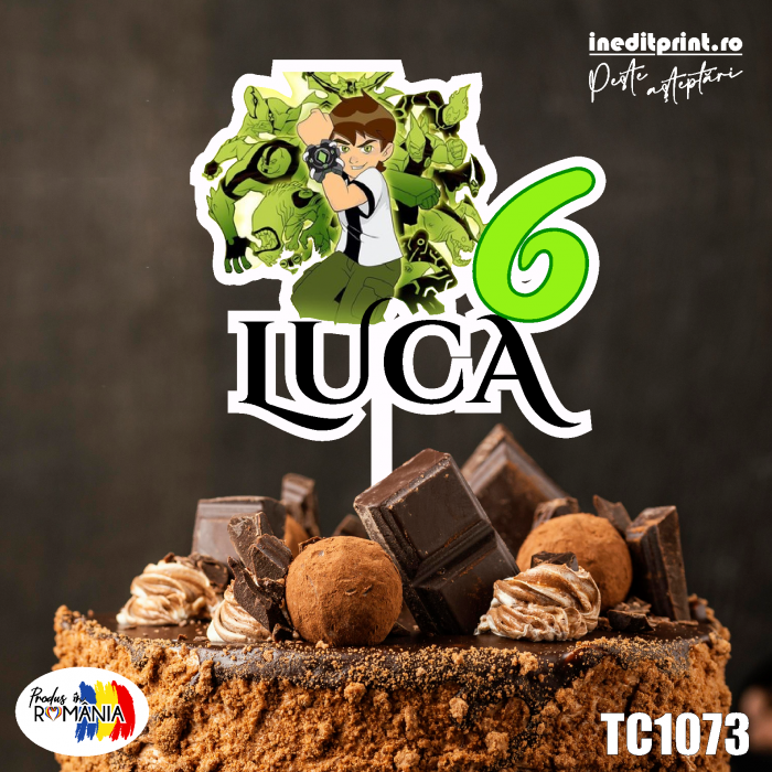 Topper Tort UV Personalizat BEN 10 TC1073 [2]