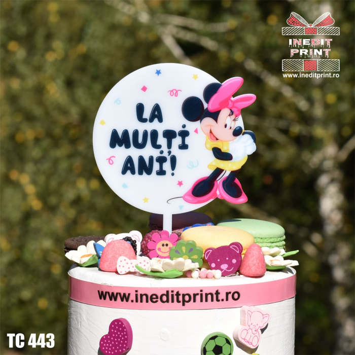 Topper Tort UV Minnie Mouse"La multi ani" TC443 [1]