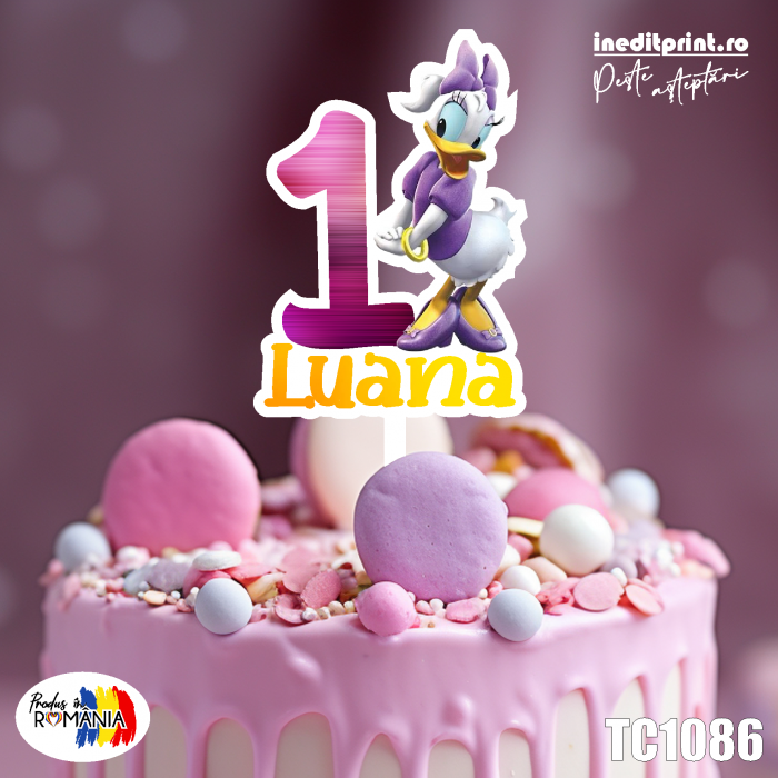Topper Tort UV Personalizat Daisy TC1086 [1]
