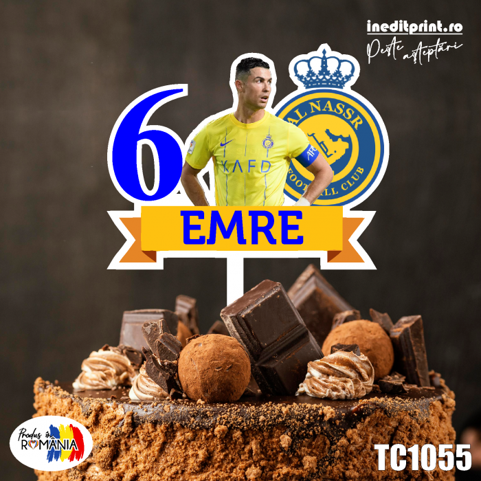 Topper Tort UV Personalizat Ronaldo TC1055 [1]