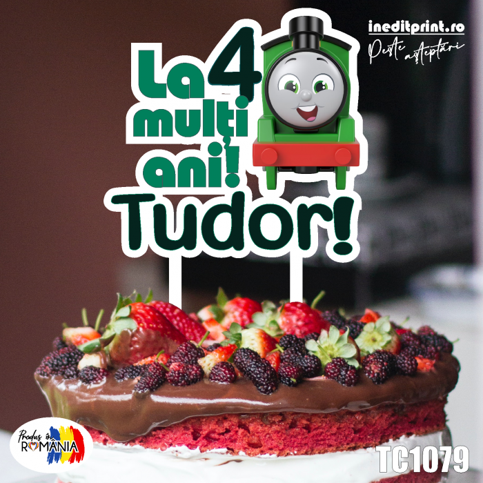 Topper Tort UV Personalizat Thomas TC1079 [2]