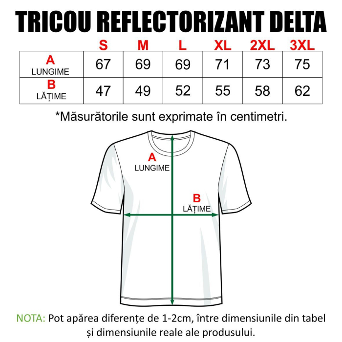 Tricou reflectorizant AV Delta personalizabil [11]