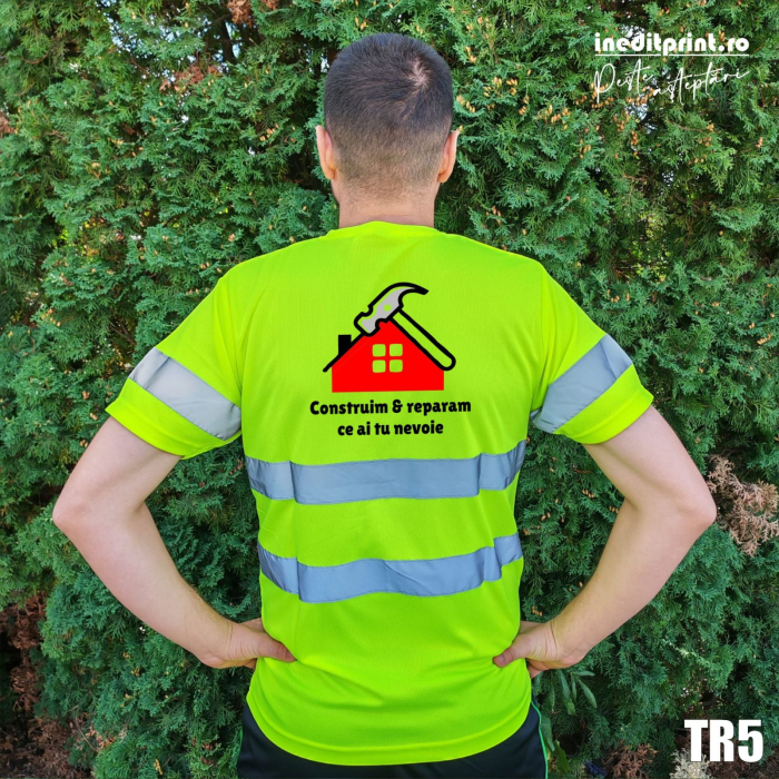 Tricou AV Delta, S, galben fluo - TR5 [2]