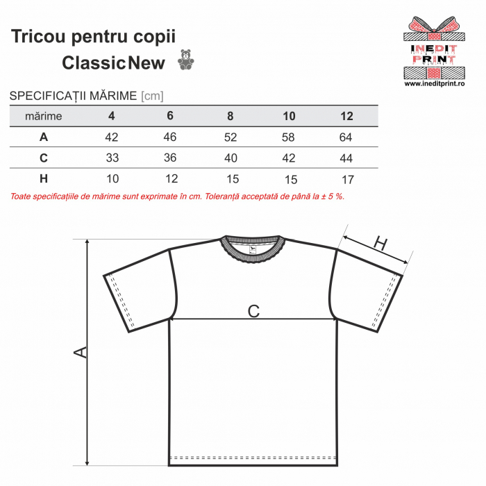 Tricou Copii I'm ONE wonderful TPC3 [3]