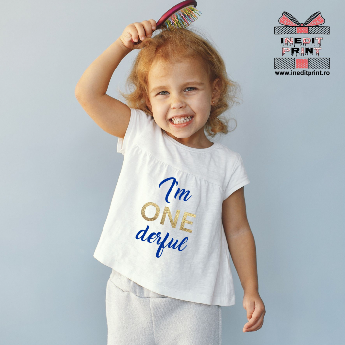 Tricou Copii I'm ONE wonderful TPC3 [2]