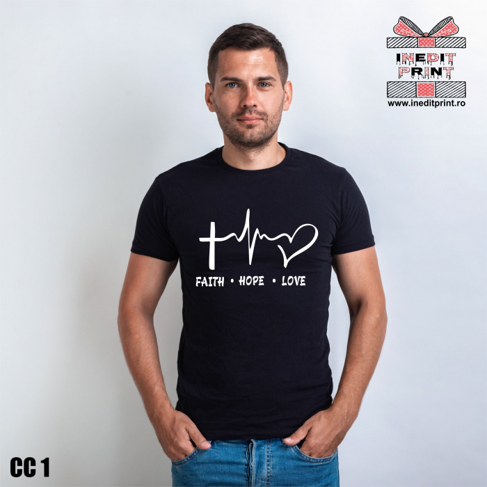 Tricou Faith Hope Love CC8 [2]