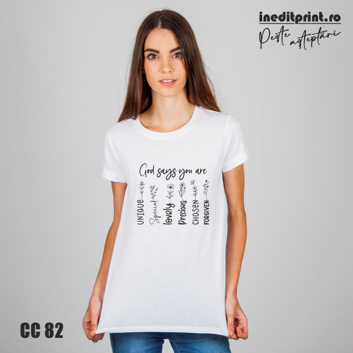 Tricou God says you are CC82 [1]