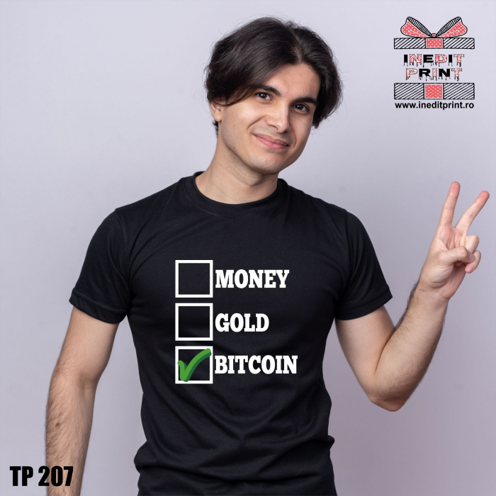 Tricou Money Gold Bitcoin TP207 [2]