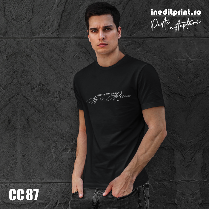 Tricou Matei 28:6 CC87 [3]