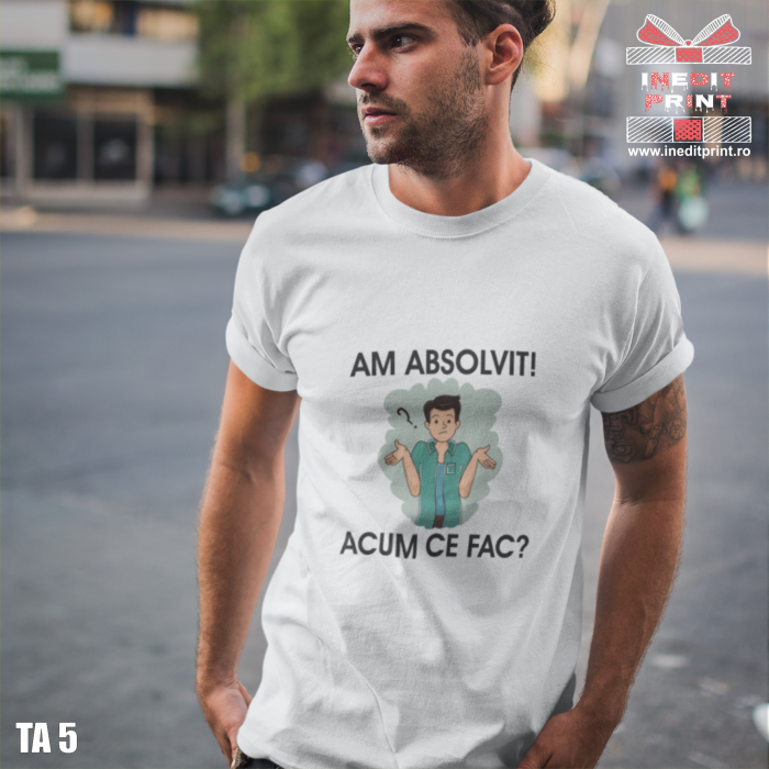 Tricou personalizat absolvenți  ”Am absolvit!” TA5.2 [3]