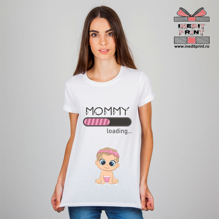Tricou Personalizat Mommy loading TP162 [2]