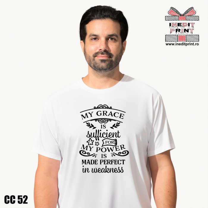 Tricou My grace is sufficient CC52 [2]