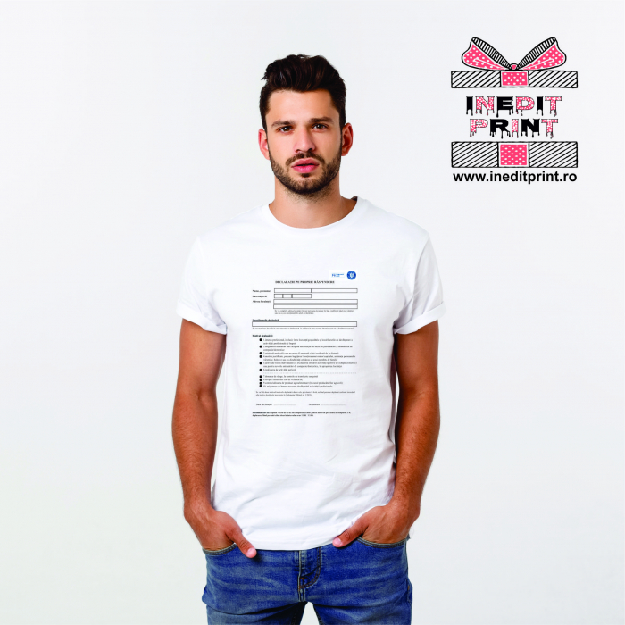 Tricou declaratie personalizat [2]