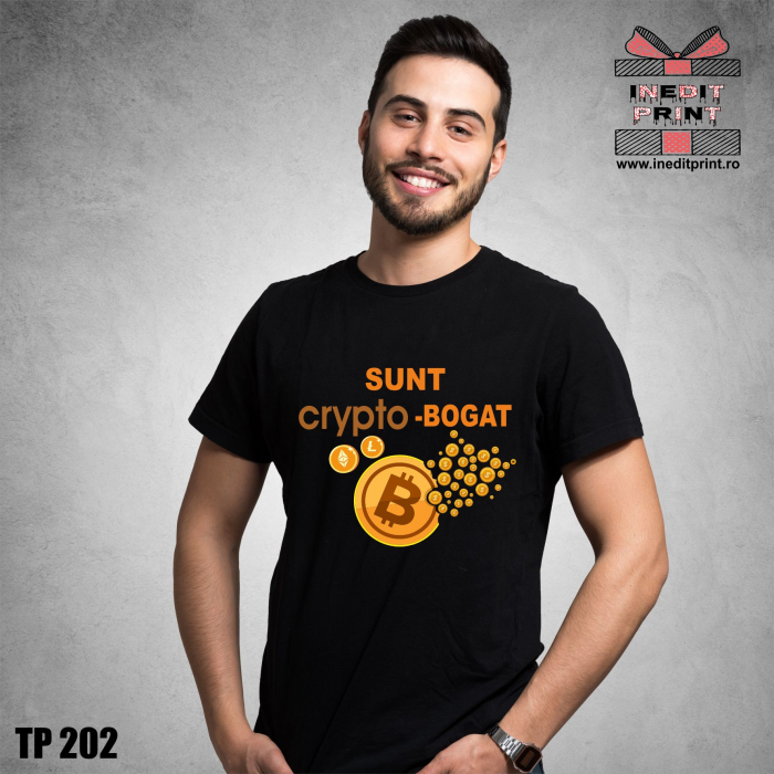 Tricou Sunt Crypto-bogat TP202 [2]