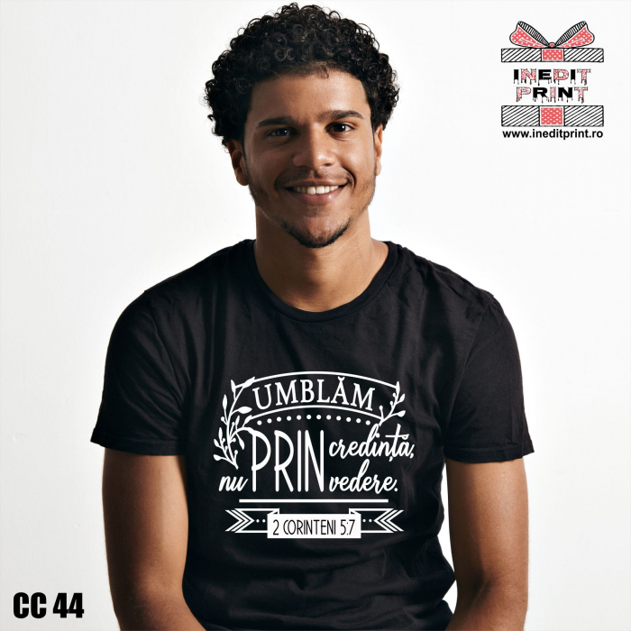 Tricou Verset 2 Corinteni 5:7 CC44 [2]