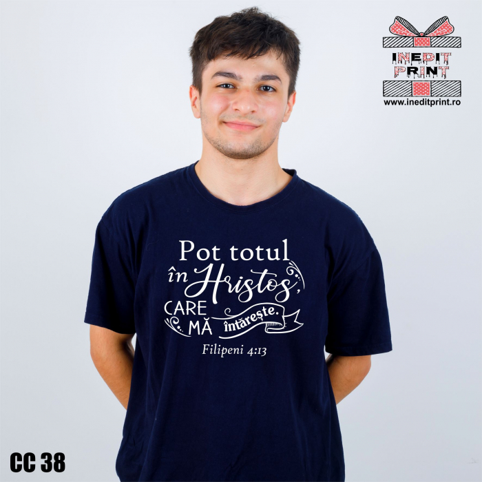 Tricou Verset Filipeni 4:13 CC38 [2]