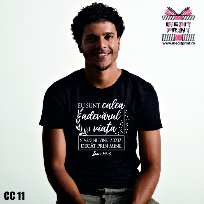 Tricou Verset Ioan 14:6 CC11 [2]