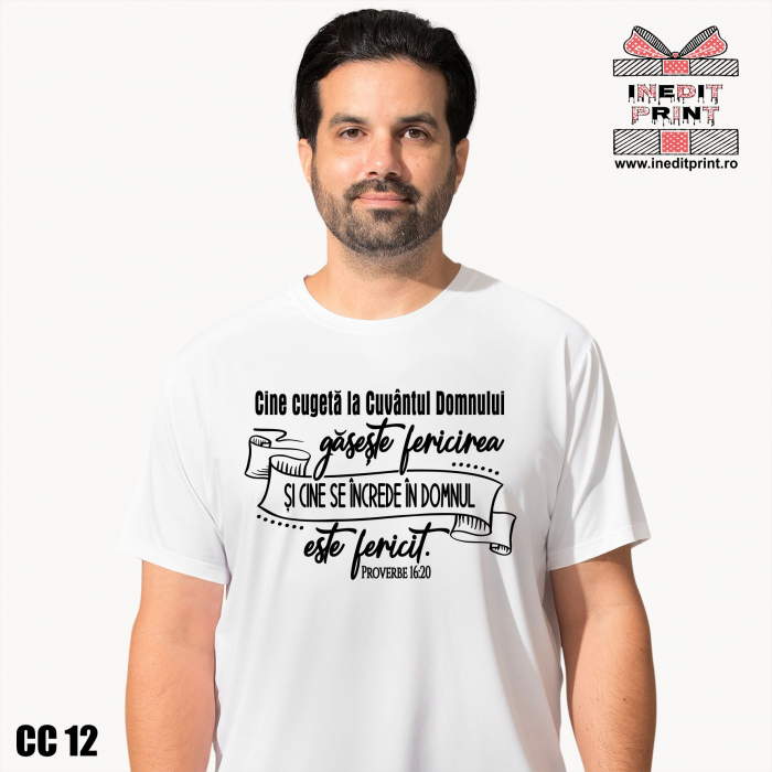 Tricou Verset Proverbe 16:20 CC12 [2]