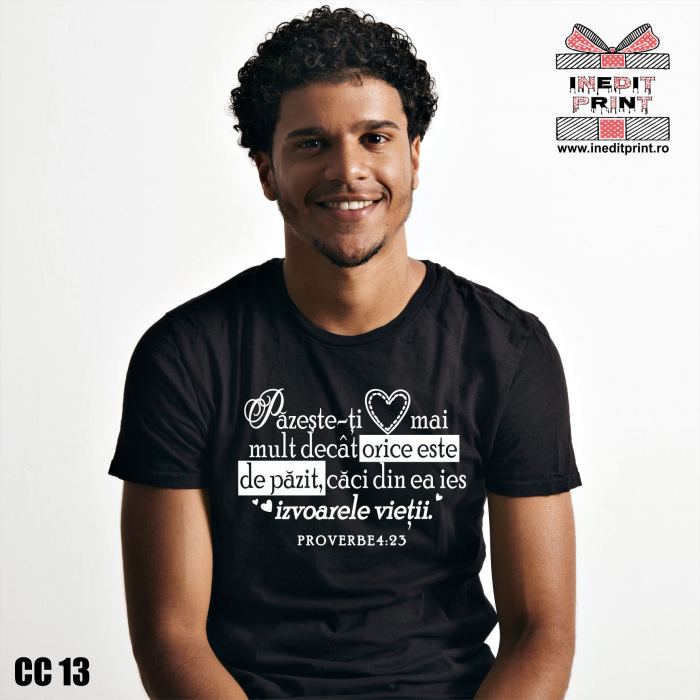 Tricou Verset Proverbe 4:23 CC13 [2]