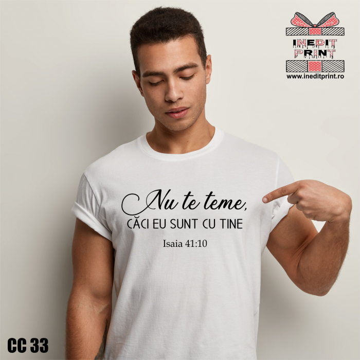 Tricou Verset Isaia 41:10 CC33 [2]