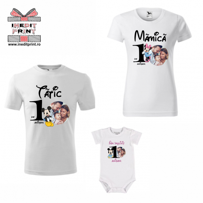 Tricouri aniversare 1 anisor Mickey Mouse TA20 [2]