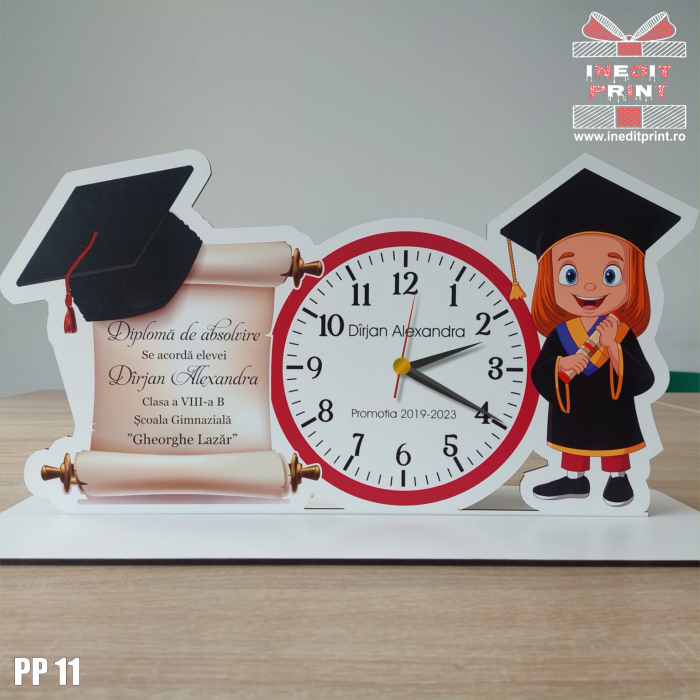Trofeu personalizat cu ceas PP11 [7]
