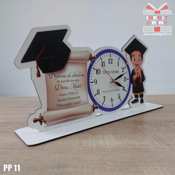 Trofeu personalizat cu ceas PP11 [4]