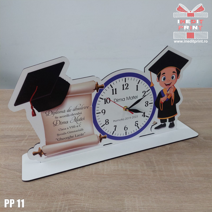Trofeu personalizat cu ceas PP11 [5]