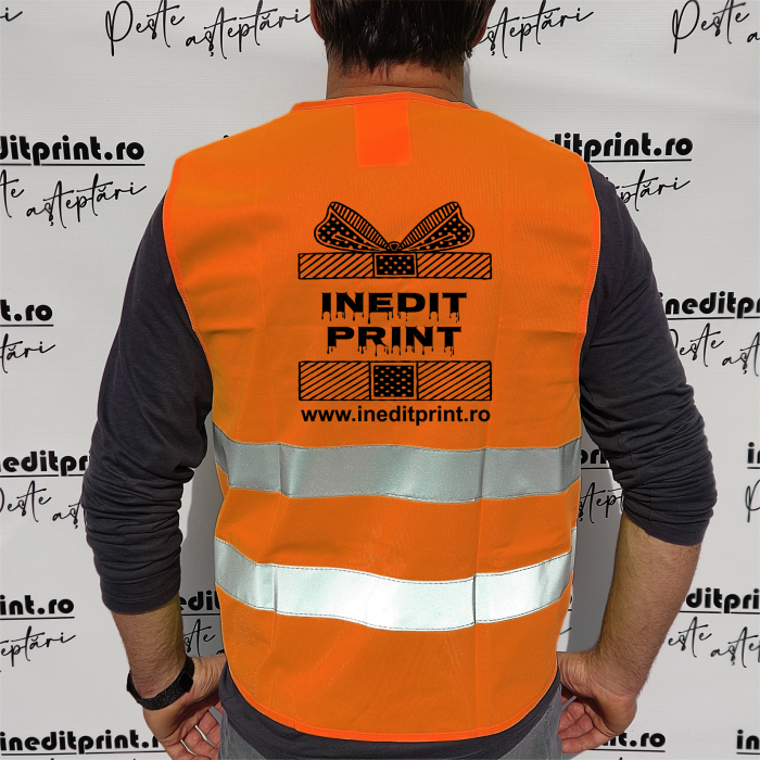 Vestă personalizată reflectorizantă STANDARD VPR1 [4]