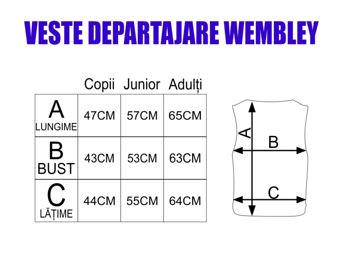 Vestă departajare WEMBLEY WD9 [5]