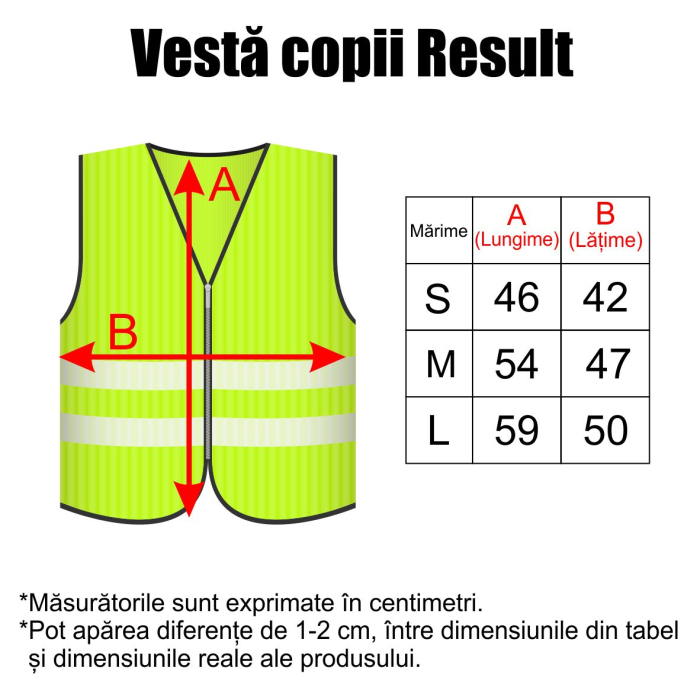 Vesta personalizata reflectorizanta pentru COPII - VRC1 [3]