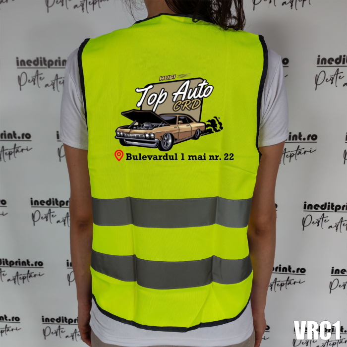 Vesta personalizata reflectorizanta pentru COPII - VRC1 [2]