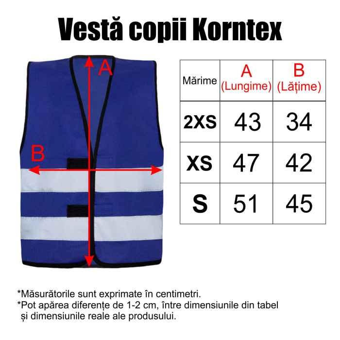 Vesta personalizata reflectorizanta pentru COPII - VRC2 [3]