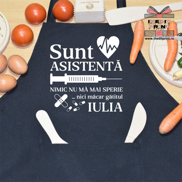 Șorț personalizat asistentă medicală S6 [5]