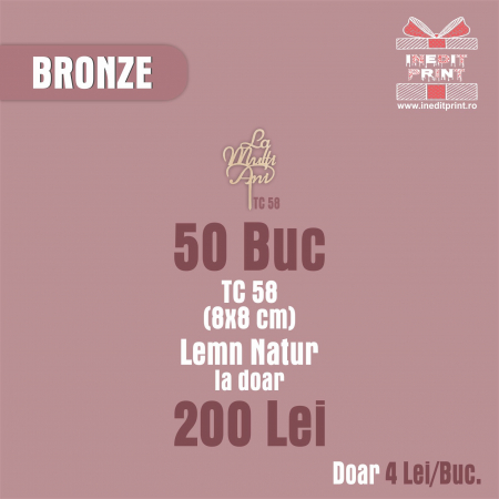 Pachete de toppere - Bronze Pack - 50 Bucăți
