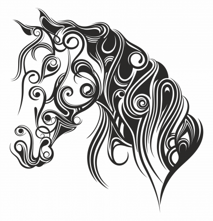 Stickere decorative - Sticker ”Horse” SP18