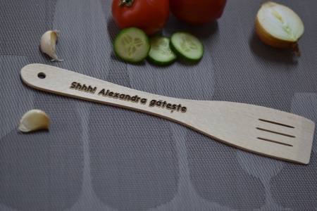Spatulă dreaptă decupată personalizată
