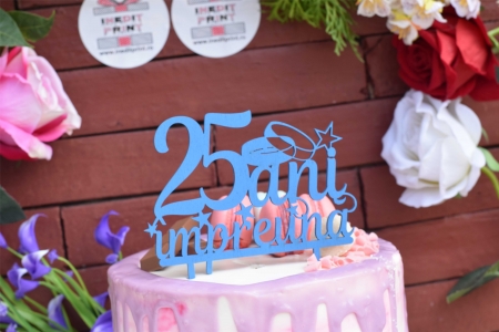 Topper Tort Personalizat Aniversare Cuplu TC103 [3]