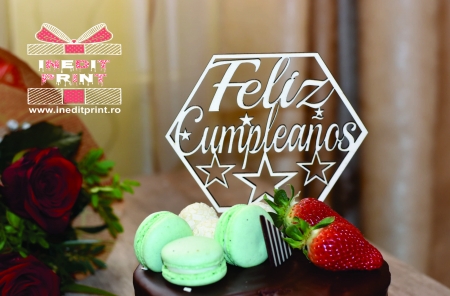 Topper Tort  Feliz Cumpleanos TC53 [2]
