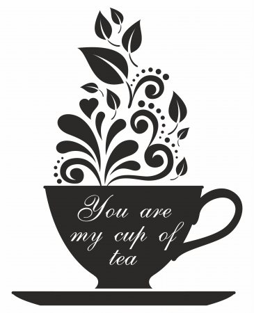 Stickere decorative - Sticker ”Tea” SP14