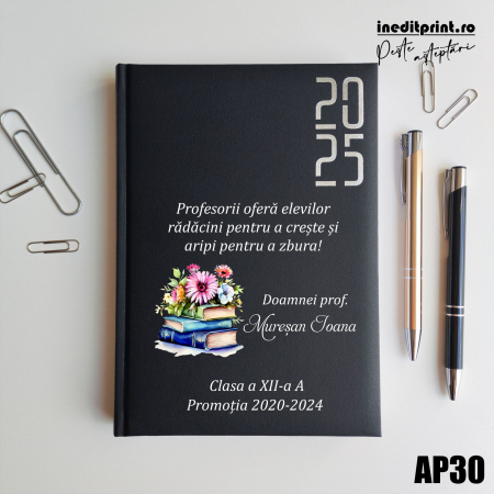 Agende F - Agenda personalizata 2025 Doamna Profesoara AP30
